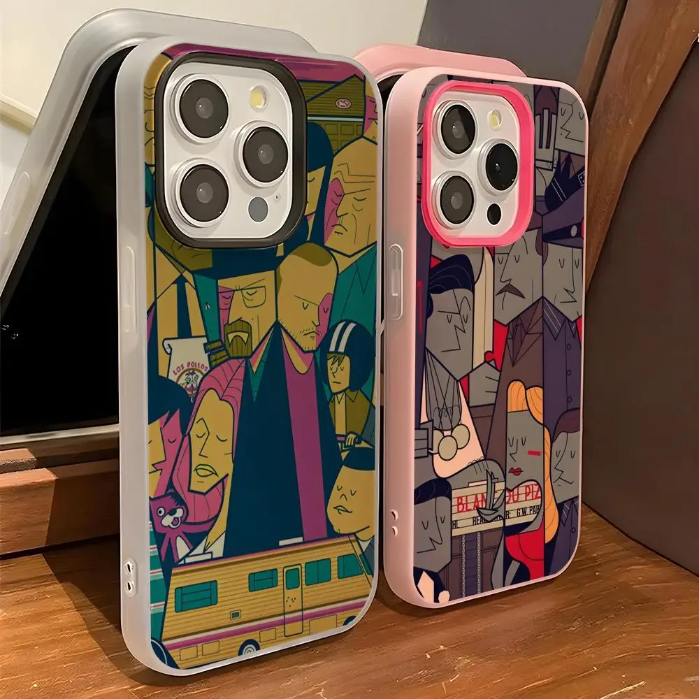 

Drama T-The S-Sopranos Phone Case IPhone 17 Air 16 15 14 Plus 13 Pro Max 2 Soft Frosted Candy Transparent Jelly 2-in-1