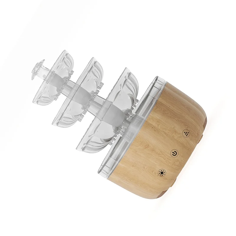 

TAIGH-ароматерапевтический увлажнитель, фонтан, деревянный ароматический диффузор с красочным светодиодным ночником для домашнего декора, эфирное масло