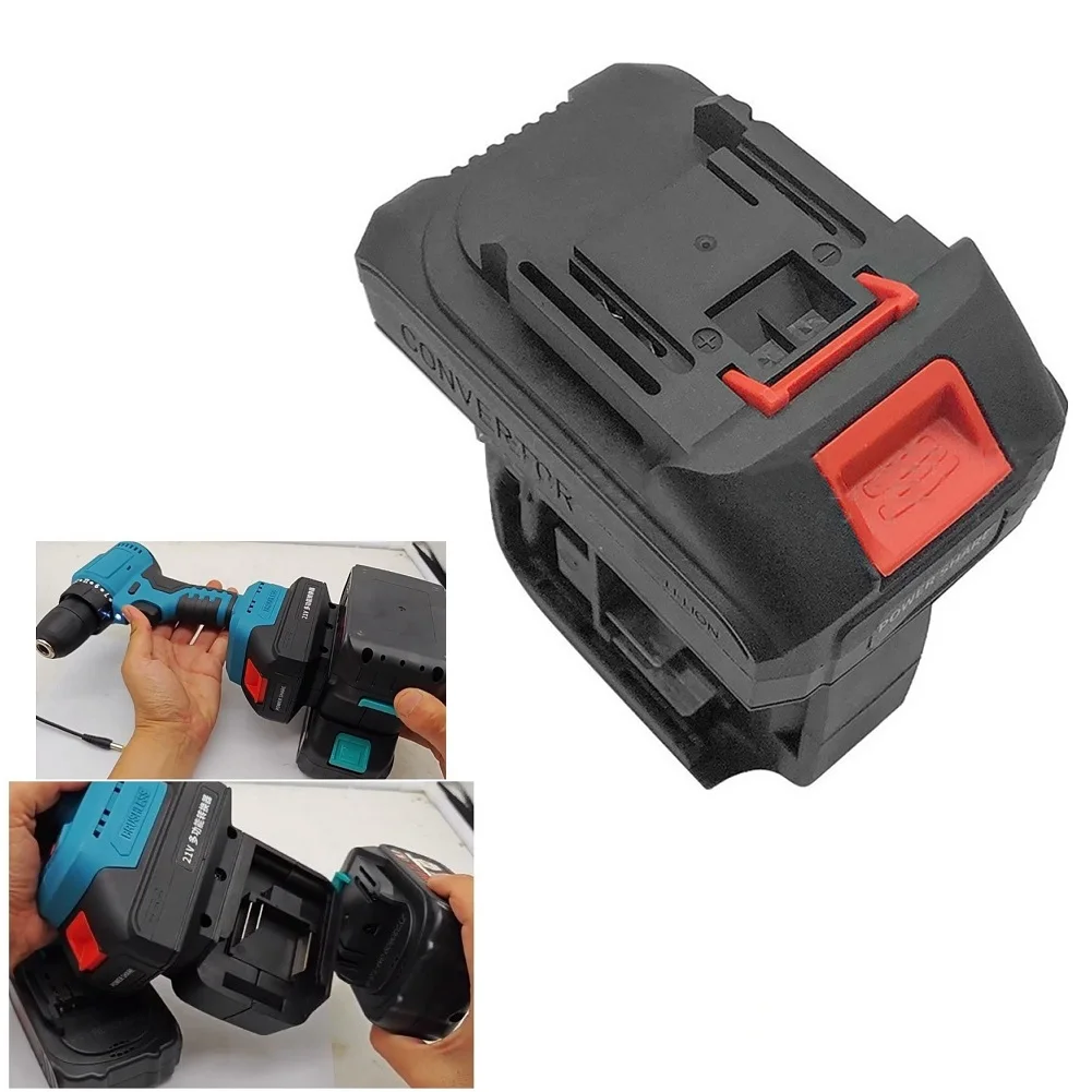 

2 In 1 Battery Converter For Impact Drill Electric Wrench Screwdriver Work Light Battery Converter Adapter