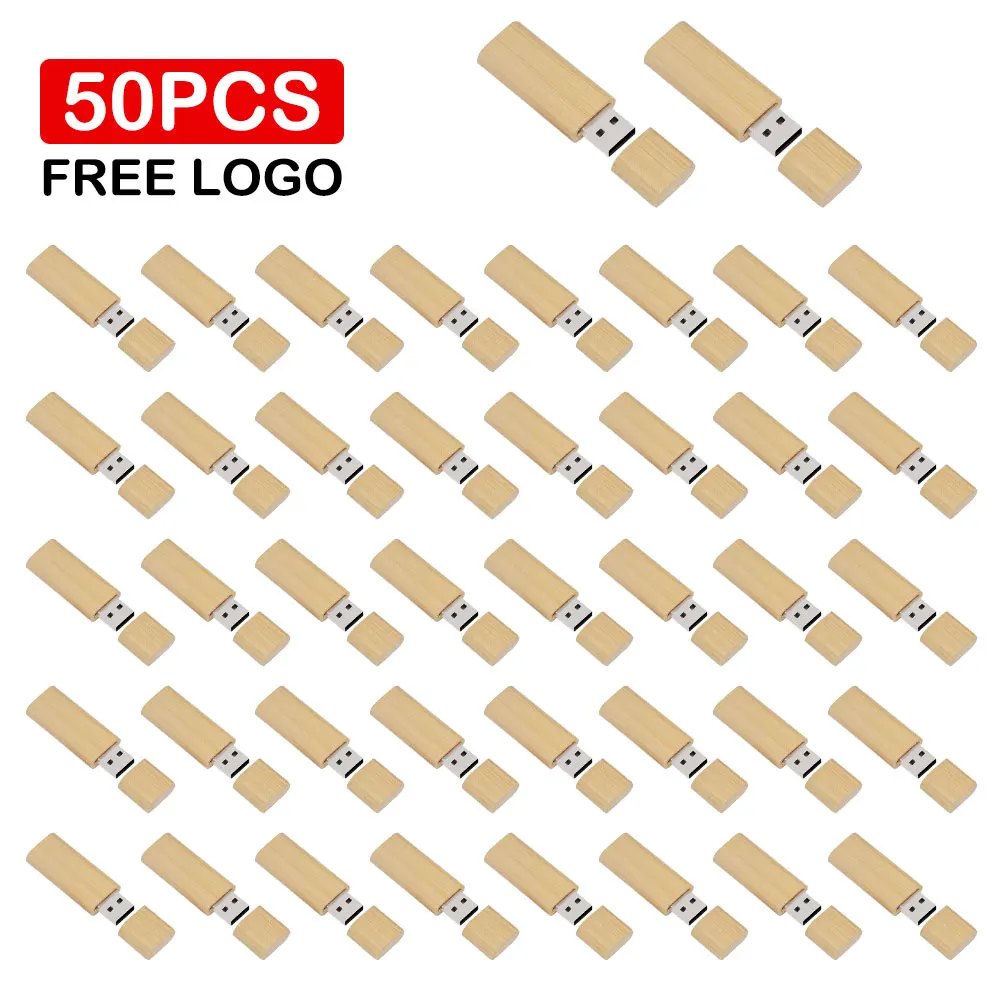 

50pcs/lot free custom logo 4GB 8GB 16GB 32GB Wooden USB flash drive pen driver wood chips pendrive memory stick for wedding Gift
