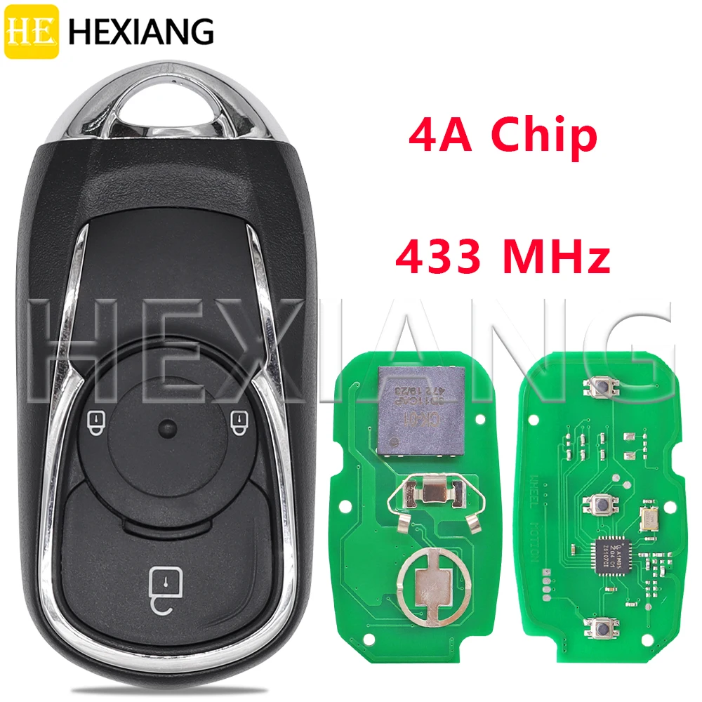 

HE 433MHz 4A Chip Proximity Car Remote Control Key For Buick Velite 6