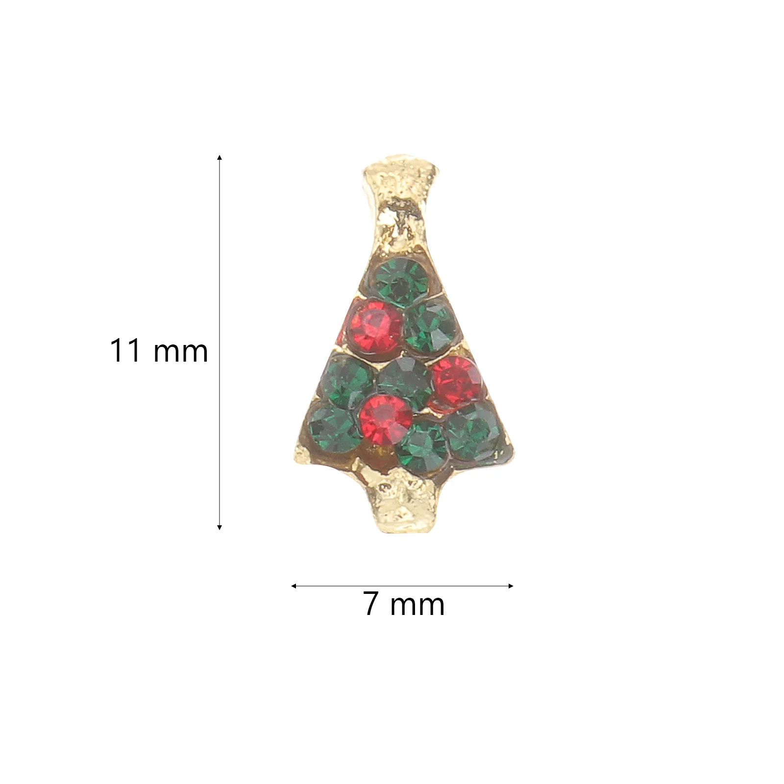 

20 шт., рождественские наклейки для ногтей из сплава металла, декоративные наклейки для ногтей, легкие наклейки для фестиваля, вечеринки, маникюрные аксессуары