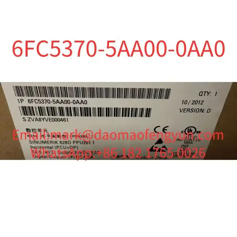 6FC5370-5AA00-0AA0 Brand New SINUMERIK 828D CNC hardware PPU 261.1 horizontal