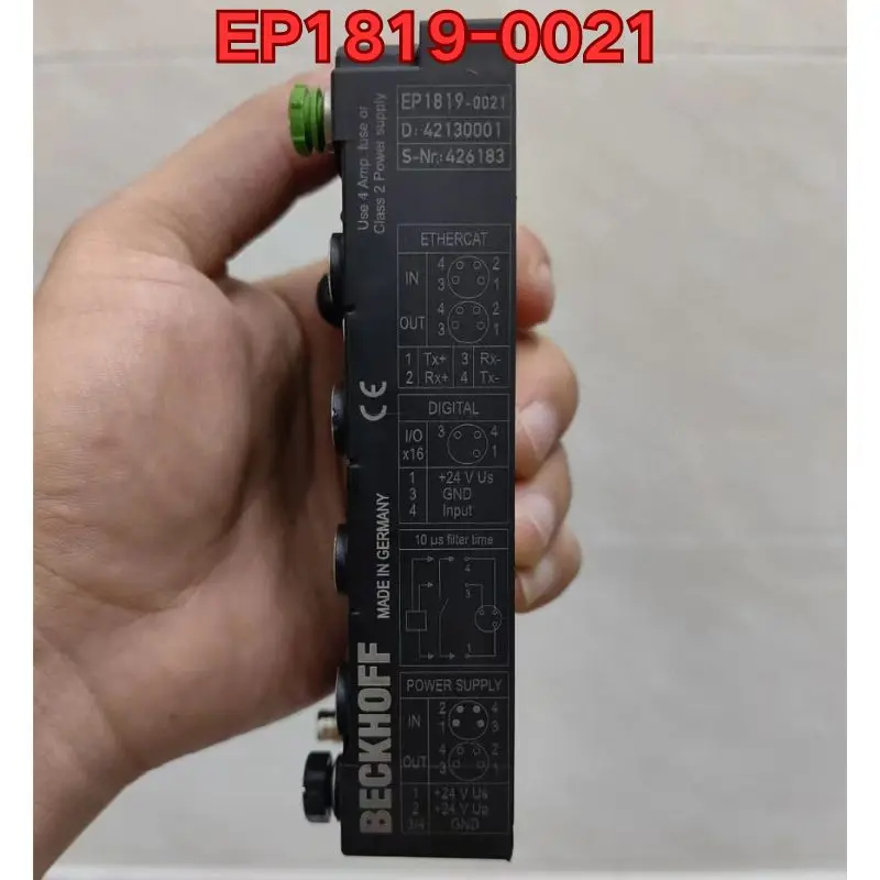 Second-hand PLC module EP1819-0021 function test is normal The latest quote for July 2026