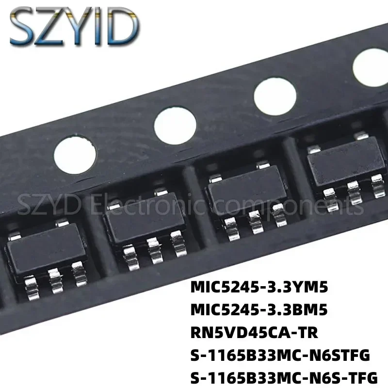 100PCS SOT23-5 MIC5245-3.3YM5 MIC5245-3.3BM5 RN5VD45CA-TR S-1165B33MC-N6STFG S-1165B33MC-N6S-TFG