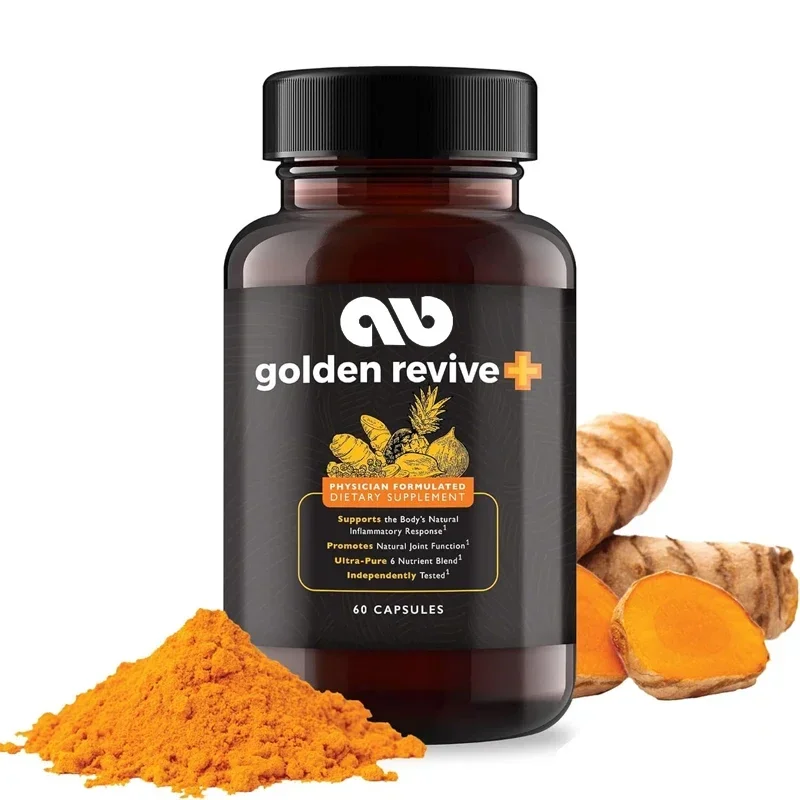 

Добавка Golden Revive + поддержка суставов, содержащая запроцетина и магний — используется для ухода за суставов и мышцами — 60 капсул