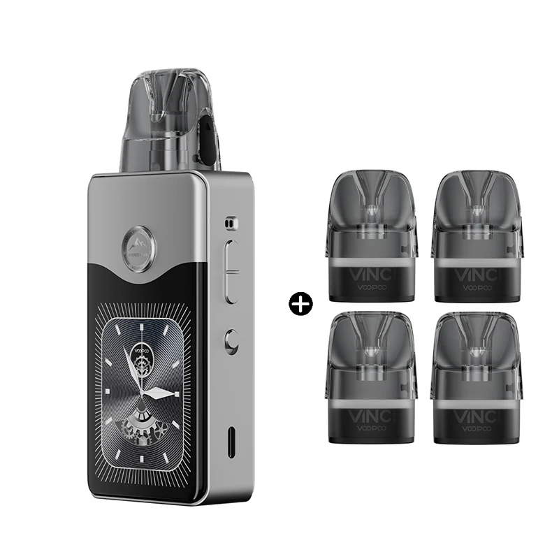 الأصلي VOOPOO VINCI E120 Kit 120W Vape 4500mAh Pod Mod + 2 قطعة DTL & 2 قطعة MTL 5 مللي VINCI PnP X خرطوشة فارغة E السجائر Vaper