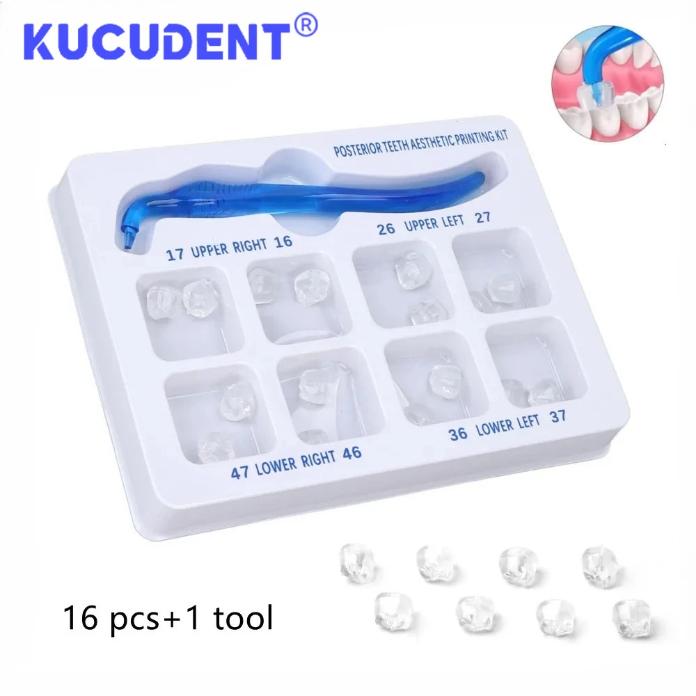 Dental Posterior Teeth Aesthetic Printing Mould Kit For Light Cure Composite Restoration Filling Tool Quick Built Teeth Whitenin