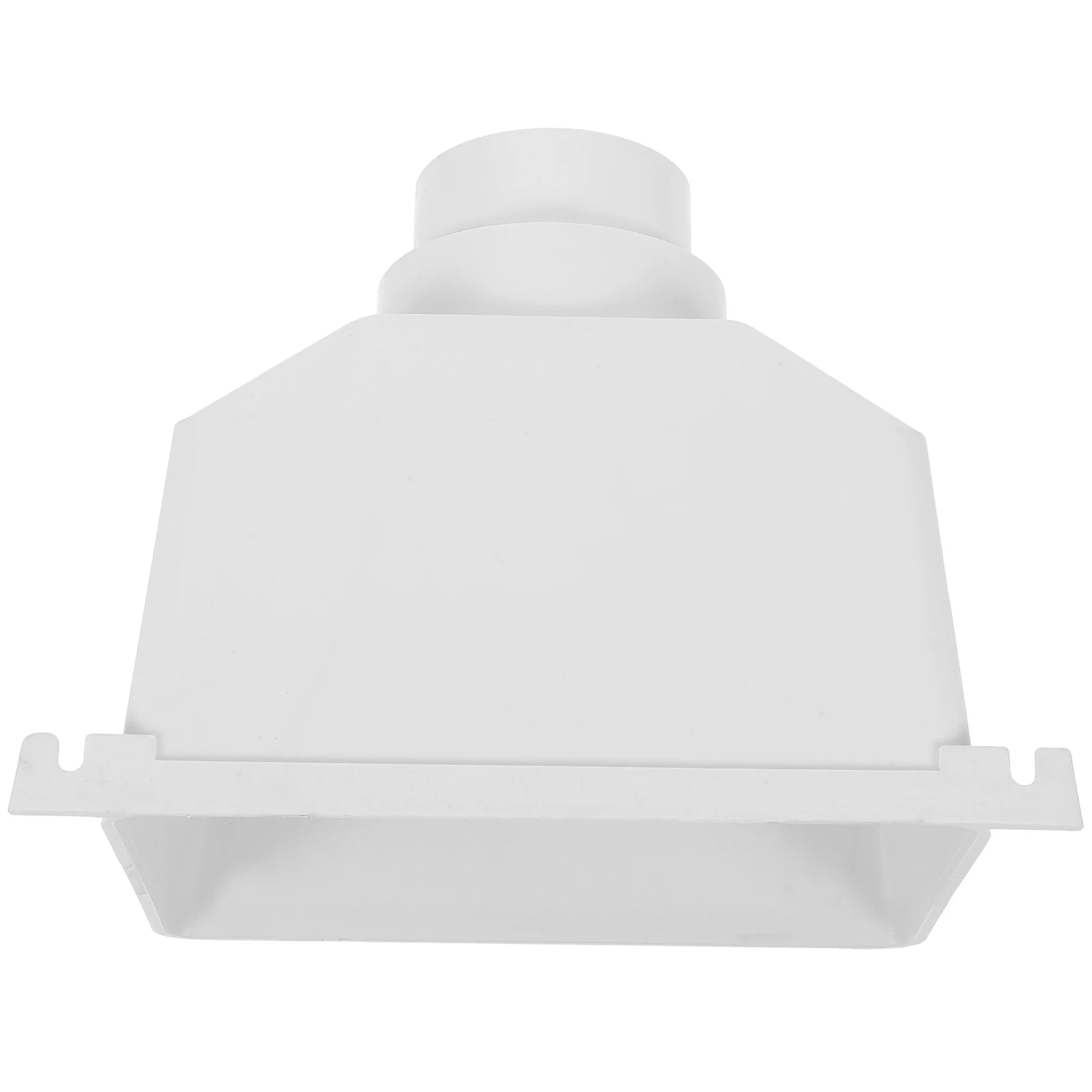 

PVC Drain Pipe 110x75mm White Downspout Connector Rainwater Gutter Diverter Fittings Outdoor Drainage Hose Adapter
