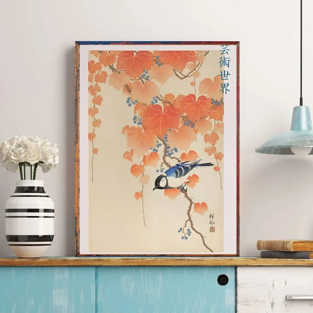 Hokusai Ohara Koson Japanese Art Anime Tapestry for Living Room Home Dorm Decor Home Decor