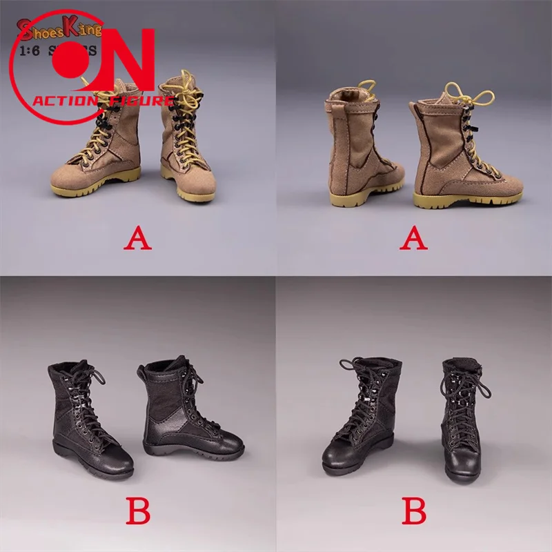 1/6 Scale SK011 Male Combat Boots Army Hollow Shoes Model Fit 12'' Solider Action Figure Body Dolls