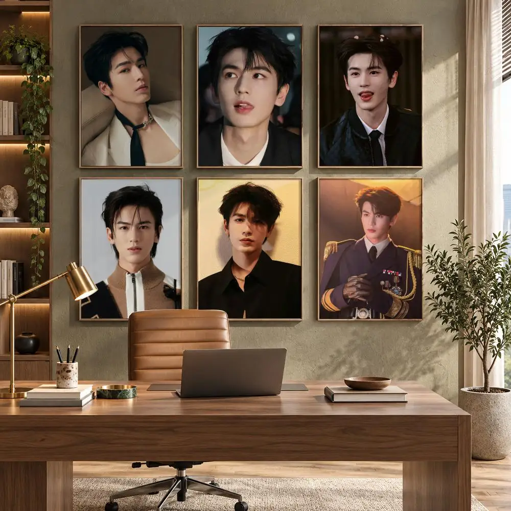 Zhang Linghe Handsome Poster HD Waterproof Wall Decal for Study, Living Room & Garage, DIY Great Gift for Fans