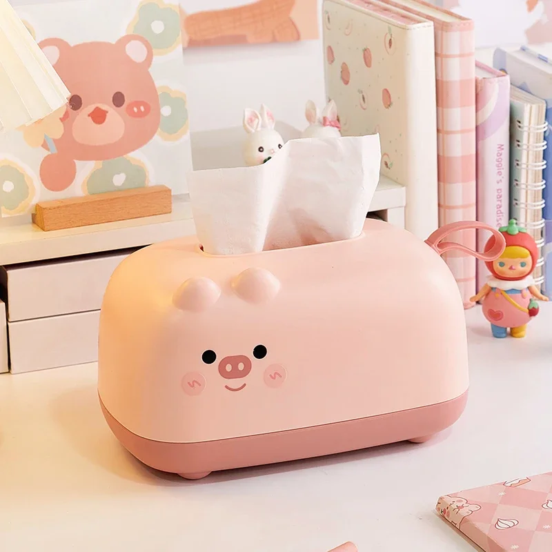 Office Trinkets Tissue Box Layout Bedroom Tabletop Good Things Desk Cute Decorations Home Living Room Cute Animal