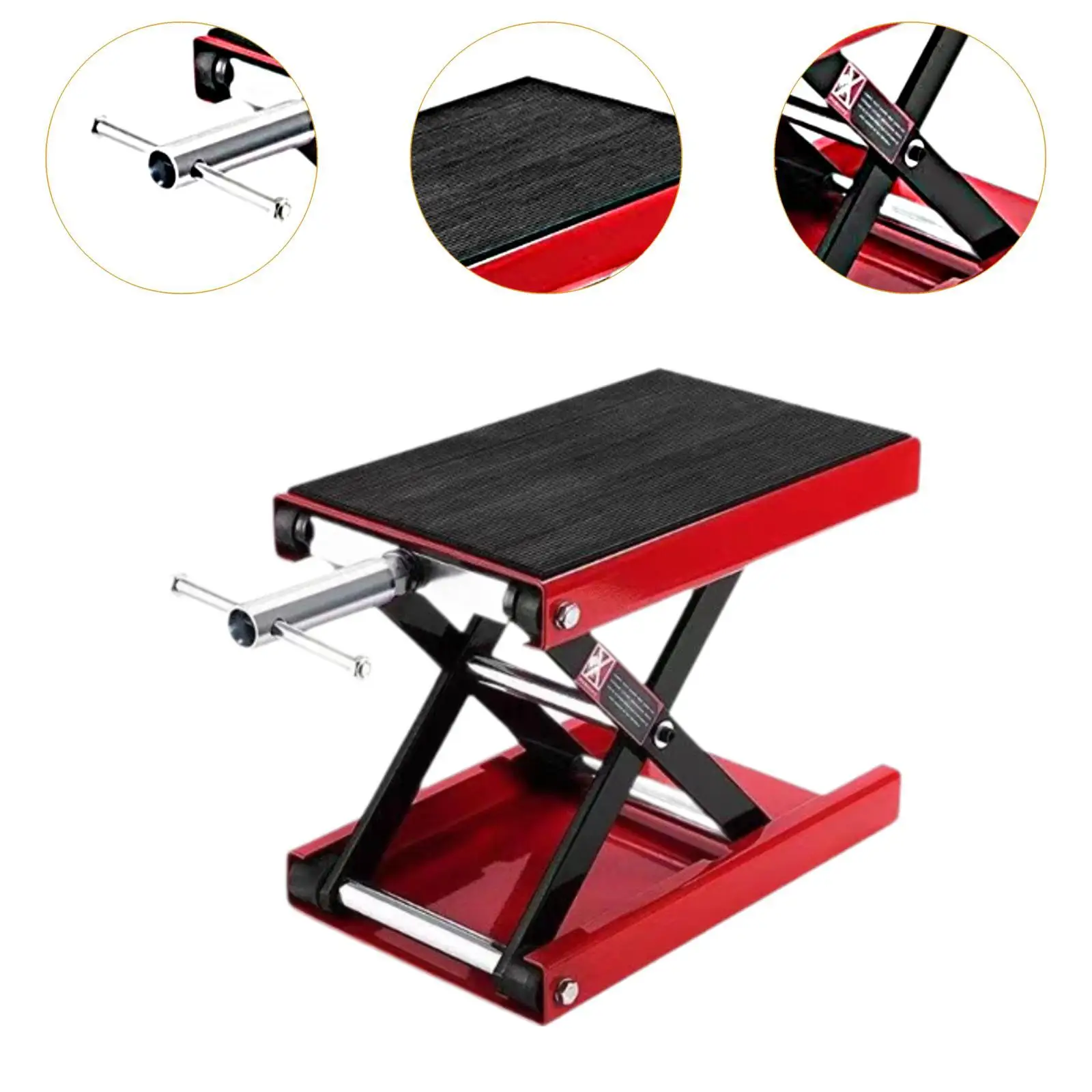 Generic Motorcycle Scissor Lift Jack, Repair Hoist Stand, Repair Tool Sturdy Portable for Atv Dirt Bikes