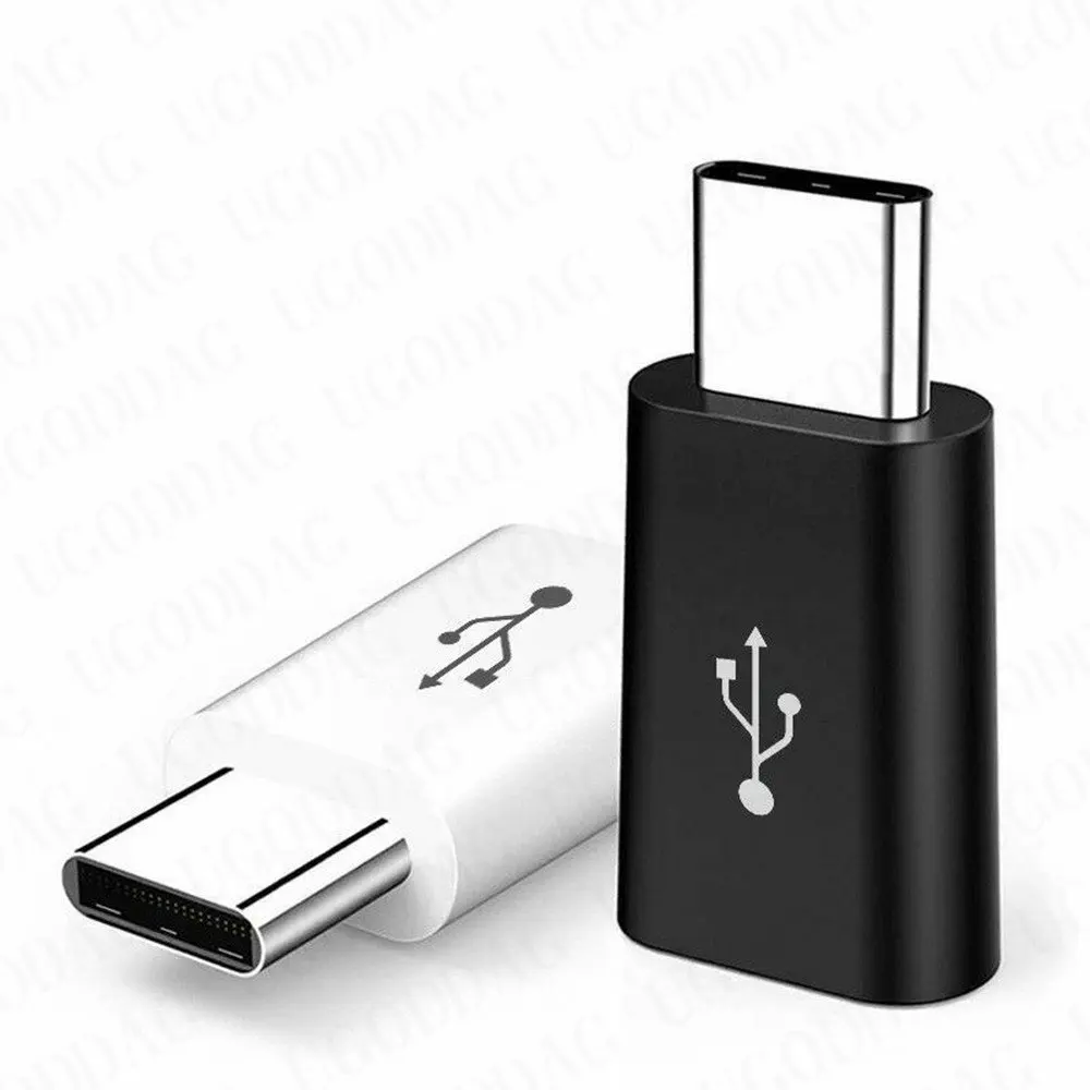 5 قطعة جديد مايكرو USB أنثى إلى نوع C ذكر محول محول مايكرو B إلى USB-C موصل شحن محول ملحقات الهاتف