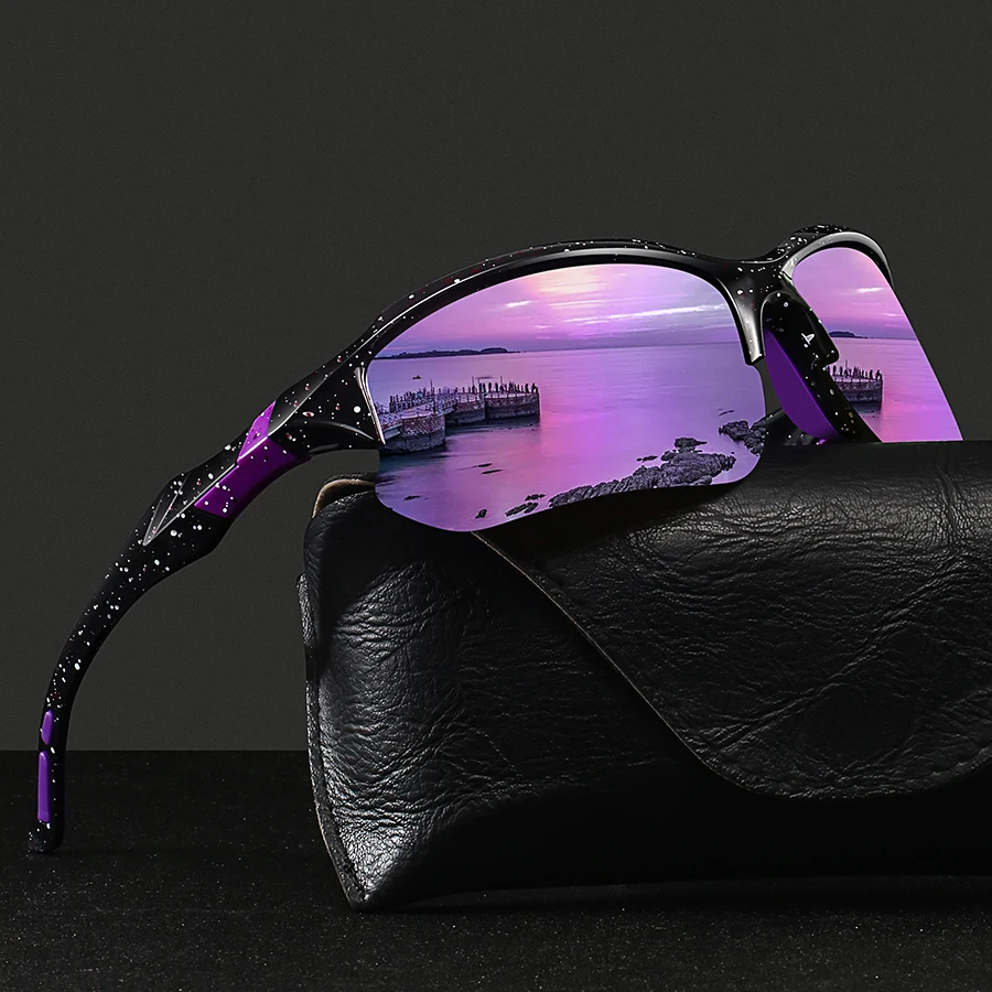 Fashion UV400 Men Women Running Mountaineering Fishing  Sunglasses Bicycle MTB Eyewear Outdoor Sport protective glasses