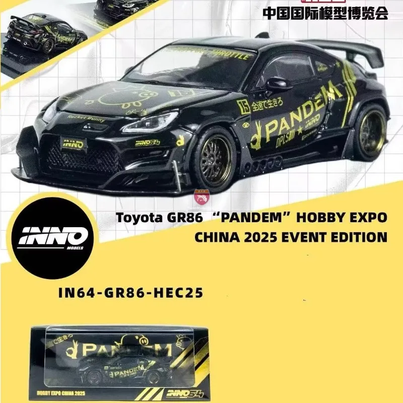 kaidohouse poprace 1:64 GOC inno bbr LCD 北京展示会限定版カーモデル、子供用ギフトおもちゃ。