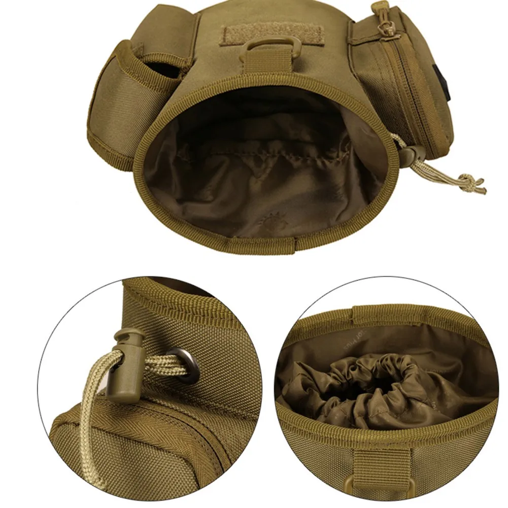 Tactical Molle Magazine Hunting  Waist Fanny Pack Drawstring Utility Belt Pouch Camping EDC Tools Large Capacity Nylon Bag