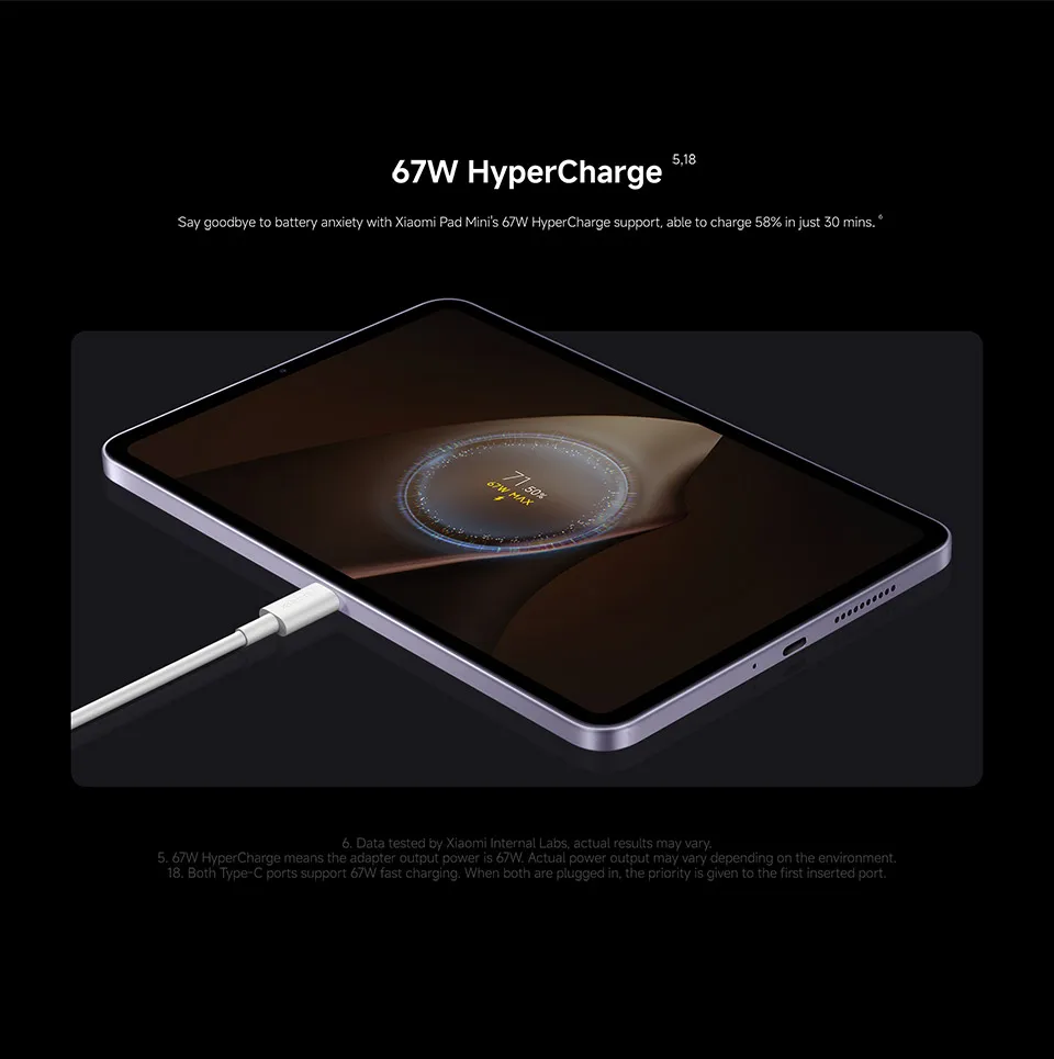 Global Version Xiaomi Pad Mini 8.8' 3K Ultra-clear Display 8GB/12GB RAM 7500mAh Battery 67W HyperCharge MediaTek Dimensity 9400+