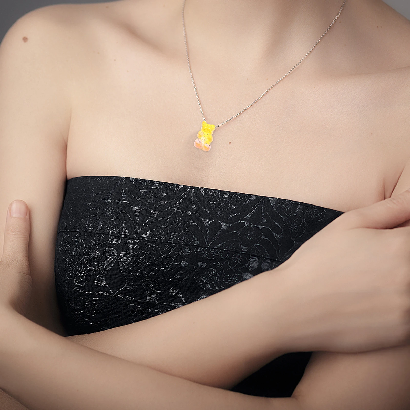 50 قطعة الدب الفاكهة الراتنج سحر Diy بها بنفسك الحرفية الهاتف حلية اكسسوارات ل جراب هاتف صنع المجوهرات الاطفال هدية حلية