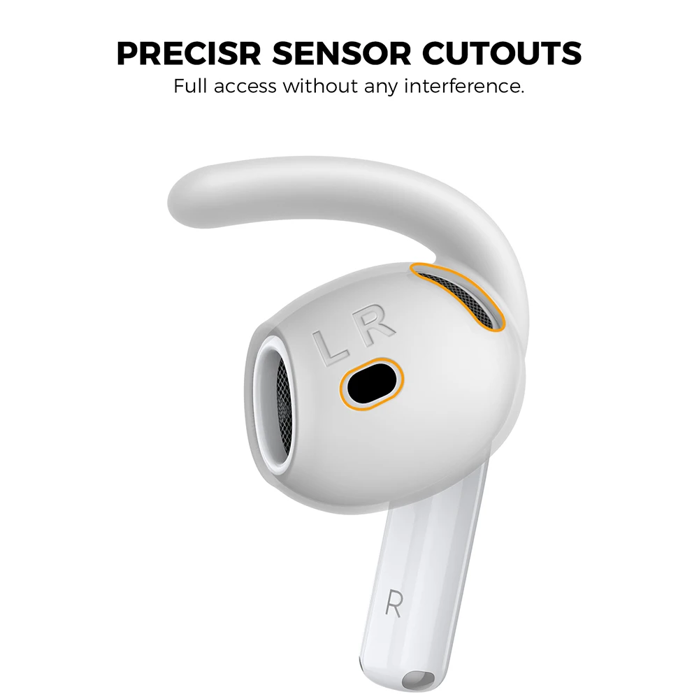 6 قطعة أطراف أذن من السيليكون لأجهزة Airpods 4 سماعات أذن لاسلكية حقيقية Airpods4 2024 TWS سماعات أذن نصائح خطافات مضادة للسقوط