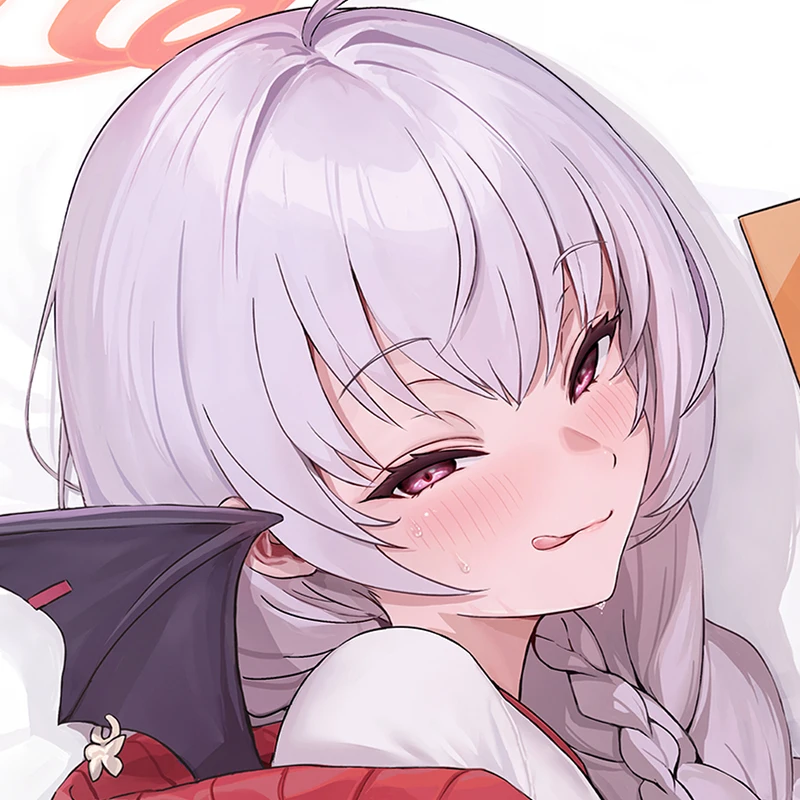 غطاء وسادة أنيمي ياباني للفتيات ، الأرشيف الأزرق ، Kurodate ، Haruna ، مثير ، Dakimakura ، دافئ ، مفارش سرير ، BMZP