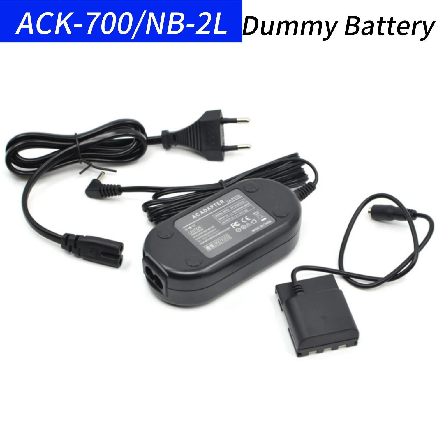 DR-700 DC Coupler NB-2L NB2L Dummy Battery ACK-700 AC Power Adapter Supply for Canon EOS 350D 400D G7 G9 S30 S40 S50 S60 S70 S80