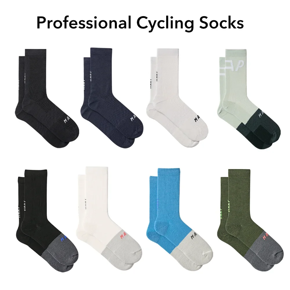 

Men Women Professional Cycling Socks MTB Road Bike Socks Breathable Non-Slip Sports Cycling Socks Running Basketball Socks