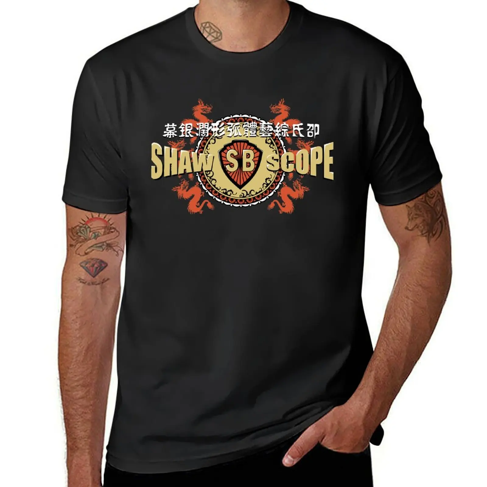 

Shaw Brothers T-Shirt korean fashion blanks heavy weight t shirts for men