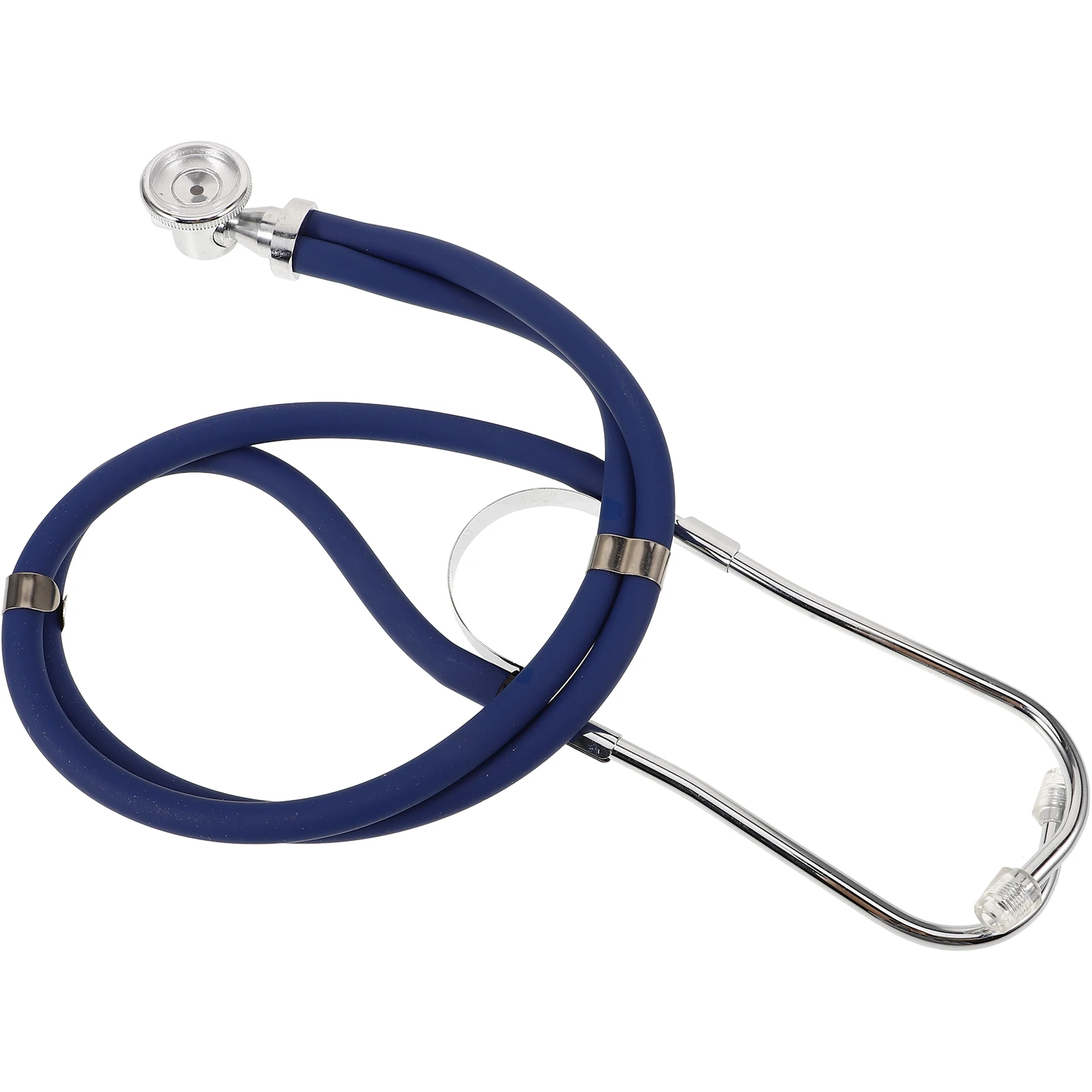 

Dual Tube Vet Stethoscope for Farm Animals Durable Portable Stainless Steel Stethoscope for Livestock Veterinary Use