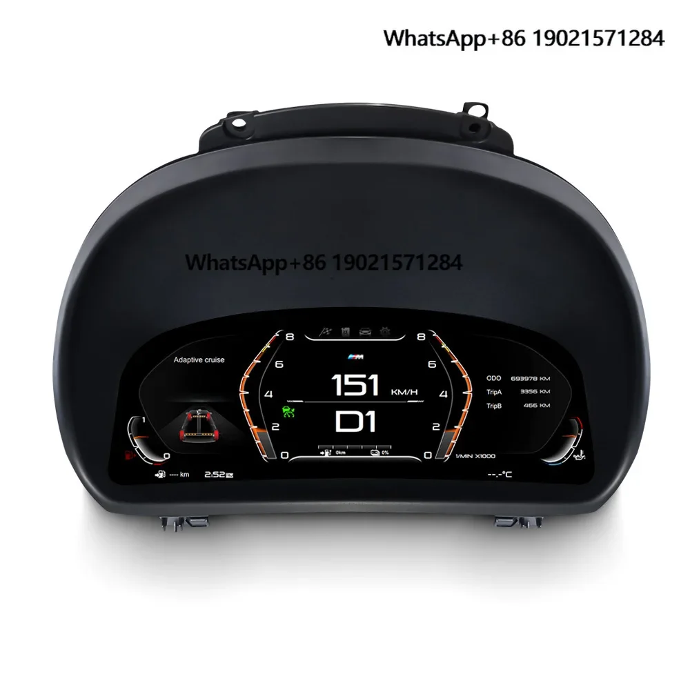 

MEKEDE 12INCH HD Screen 4 Core LCD Dashboard Speedometer Digital Cluster for E81 E82 E87 E88 2005-2012 LINUX System