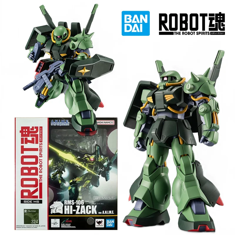 

Bandai The Robot Spirits RMS-106 Hi-Zack Ver. A.N.I.M.E. 16Cm Original Action Figure Gundam Model Toy Birthday Gift Collection