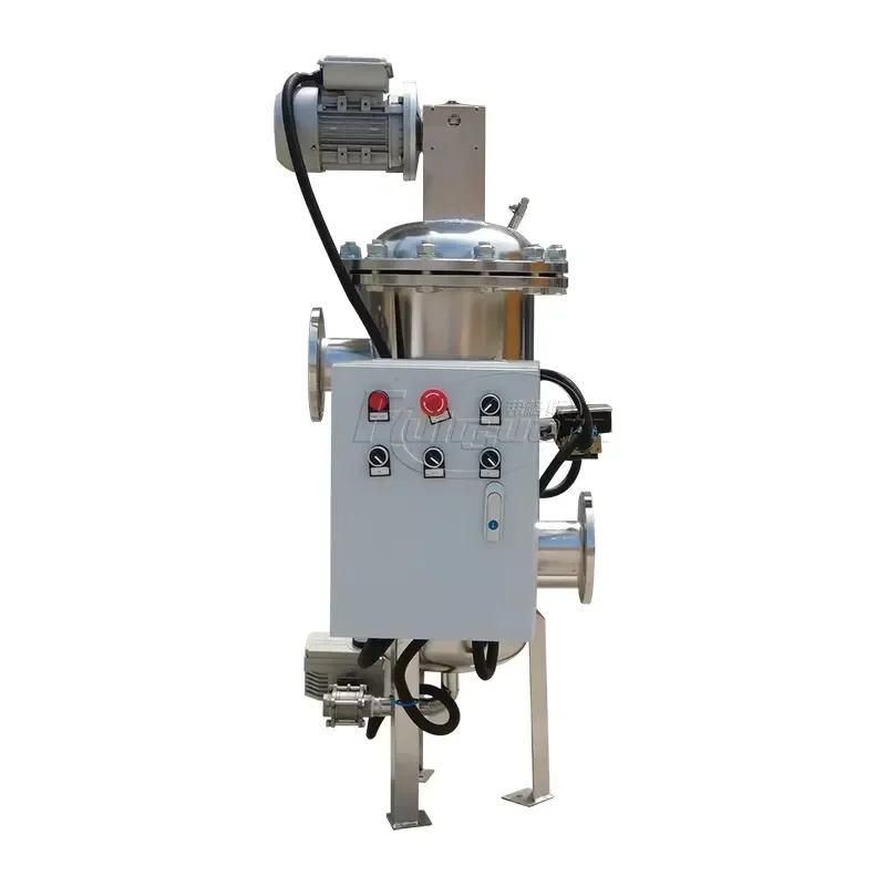 Honey/syrup/beverage filtration automatic self-cleaning filter housing machine