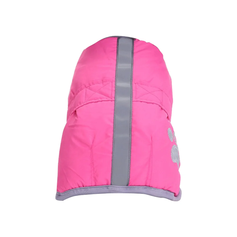 

Reversible Reflective Dog Jacket Waterproof Warm Fleece Coat for Small Medium Large Dogs Pink Winter Clothes Puppy Warm Cold