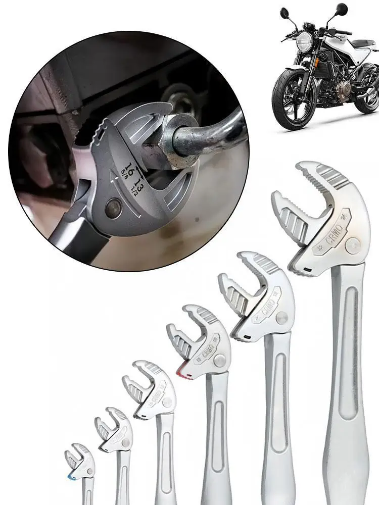 AliExpress Car Repair Adjustable Wrench Mechanical Workshop Hand Tool Tools Repair Sliding Repair Automotive Car Bicycle Wrench Wrench Set