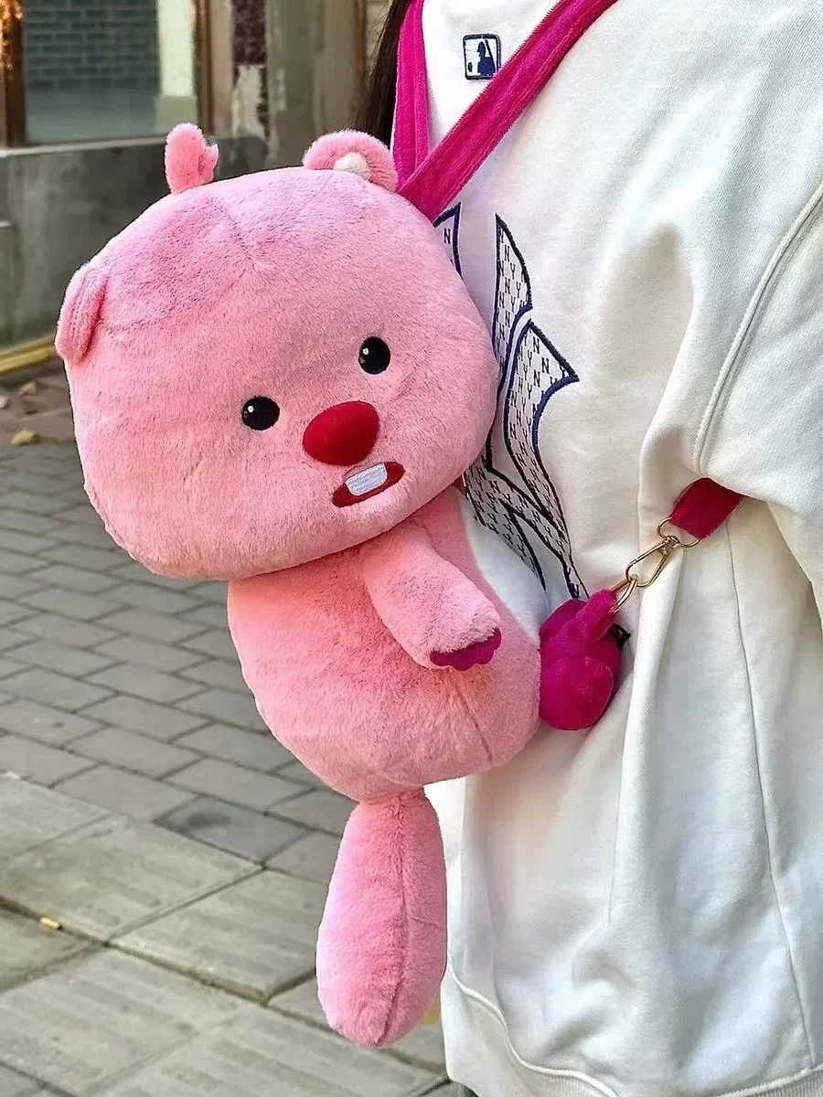 

Плюшевый рюкзак Kawaii Beaver Doll мультяшная плюшевая игрушка сумка креативный рождественский подарок аксессуары для анимации