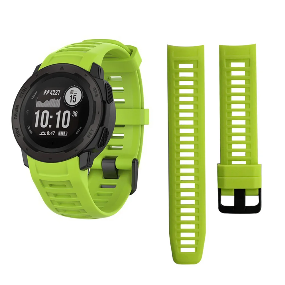 Watchband for Garmin Instinct Silicone Watch Strap fit Instinct 2/Esports/Tide/Solar