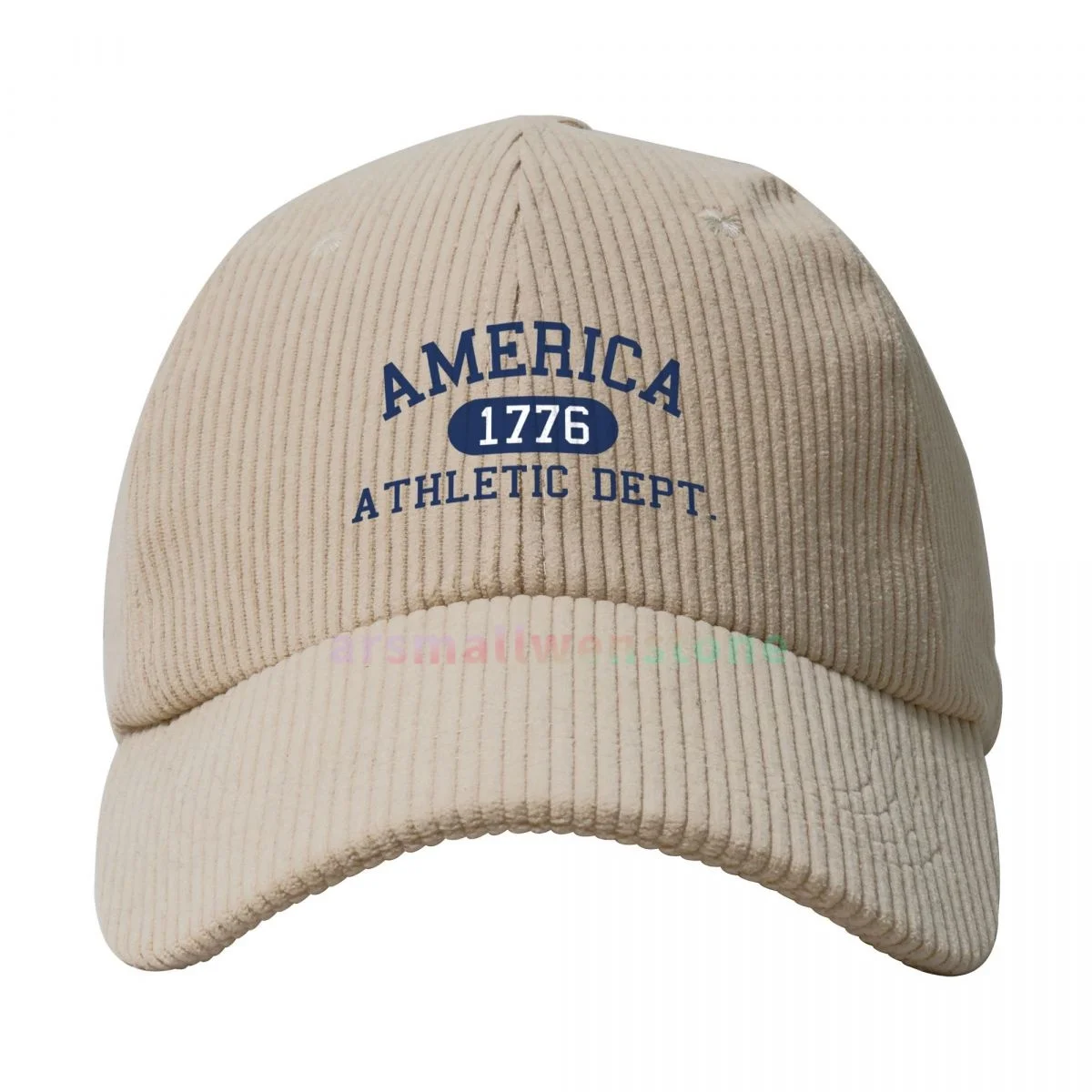 America 1776 Athletic Dept Letter Corduroy Baseball Cap New Cotton Solid Color Sunhat Sport Snapback Caps Autumn Warm Fashion