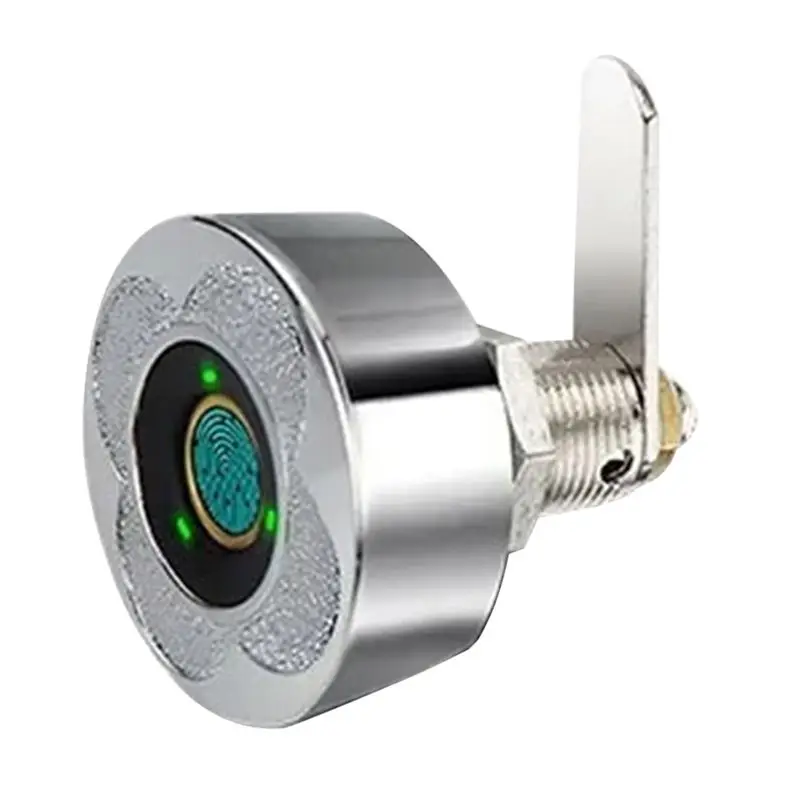 B14C Smart Fingerprint Drawer Lock - Electronic Double Door Cabinet Security Suitable For Wardrobes Shoe Cabinets Mailboxes