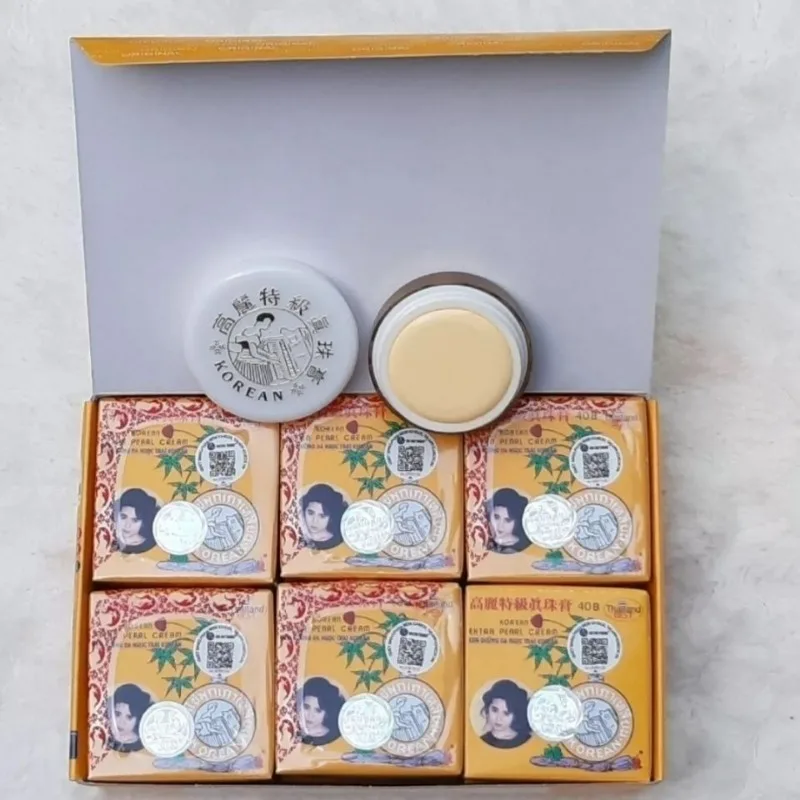 Kem Duong Da Ngoc Tri Korean Super Pearl Cream Beauty Whitening and Freckle Removing Concealer Cream