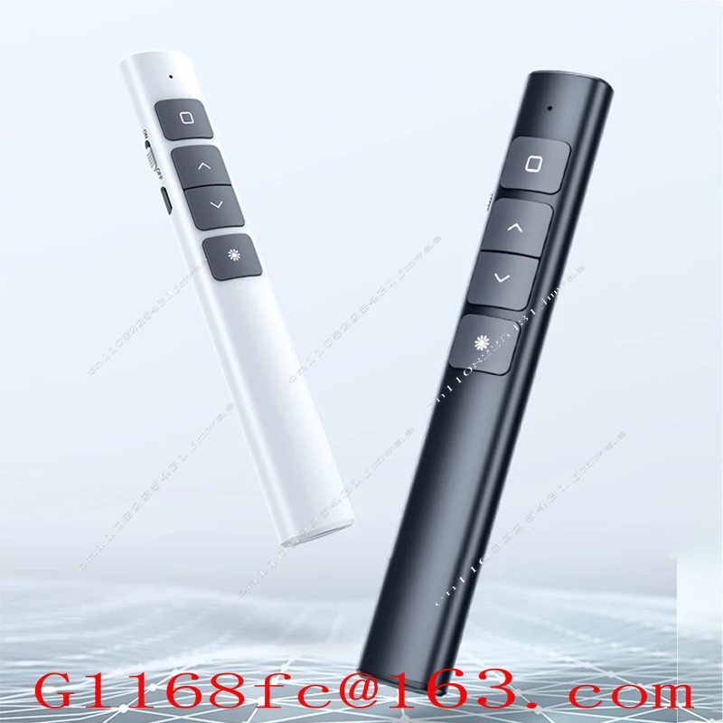 2.4 GHz Wireless Demonstrator with Red Pointer Pen USB Remote Control Pointer Rechargeable