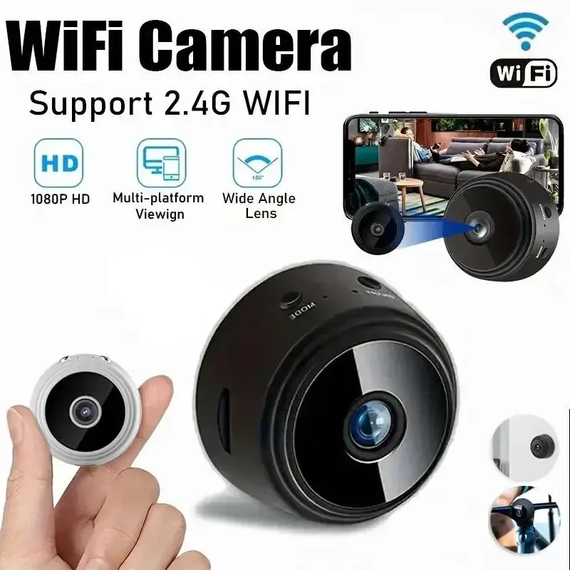 A9 Mini Camera HD 720P Intelligent Home Security IP WiFi Camera Monitor Mobile Remote Camera Mobile Remote Application