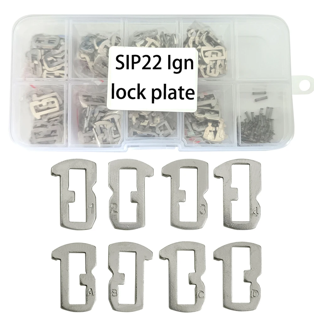 JMCKJ SIP22 Ignition Car Lock Plate Repair Kit Accessories Brass Lock Reed Plate for Fiat for Alfa Romeo Iveco 200pcs