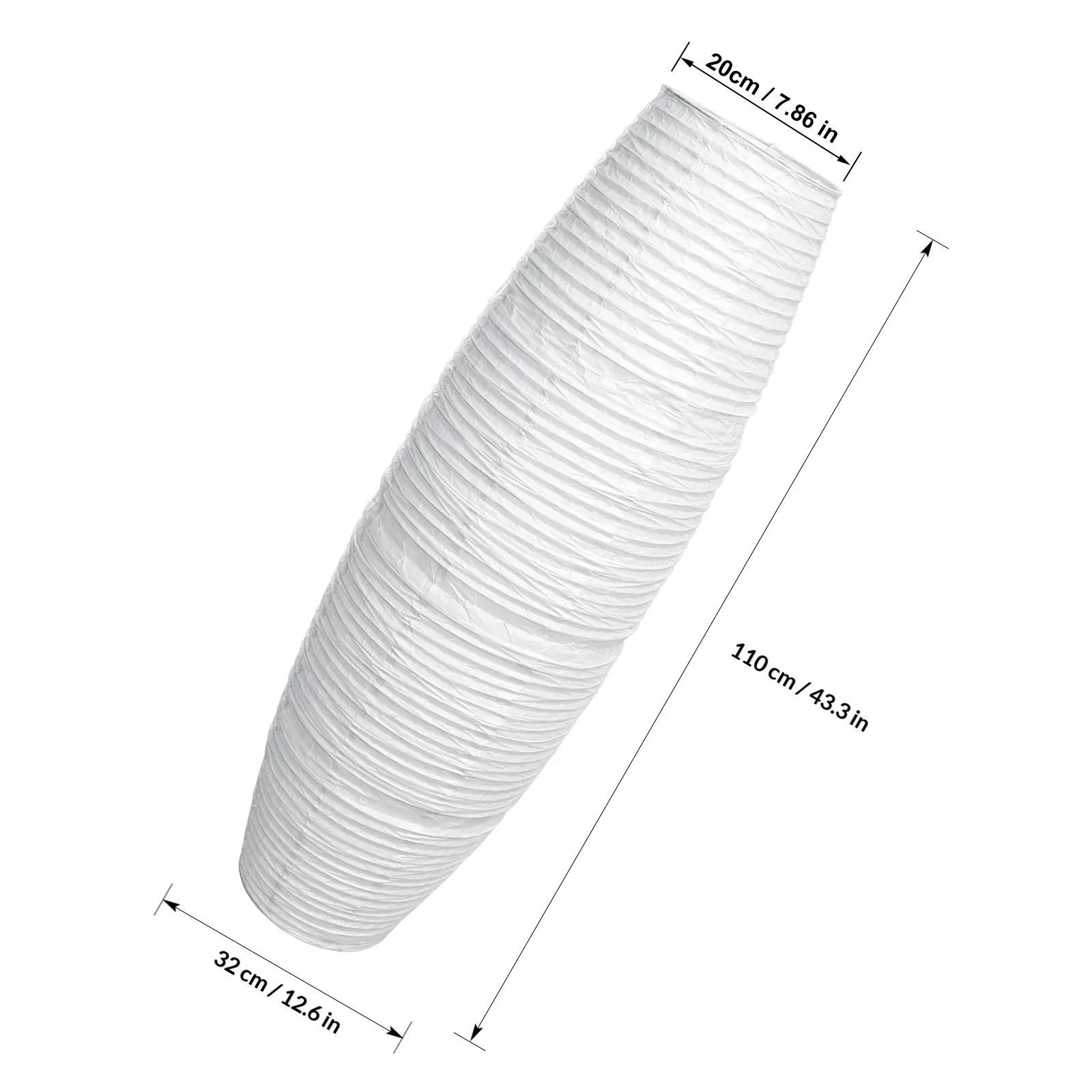 1Pcs Nordic Minimalist Floor Lamp Shade Paper Lampshade Bedside Bedroom Living Room Soft Light Cover Lamp Shade