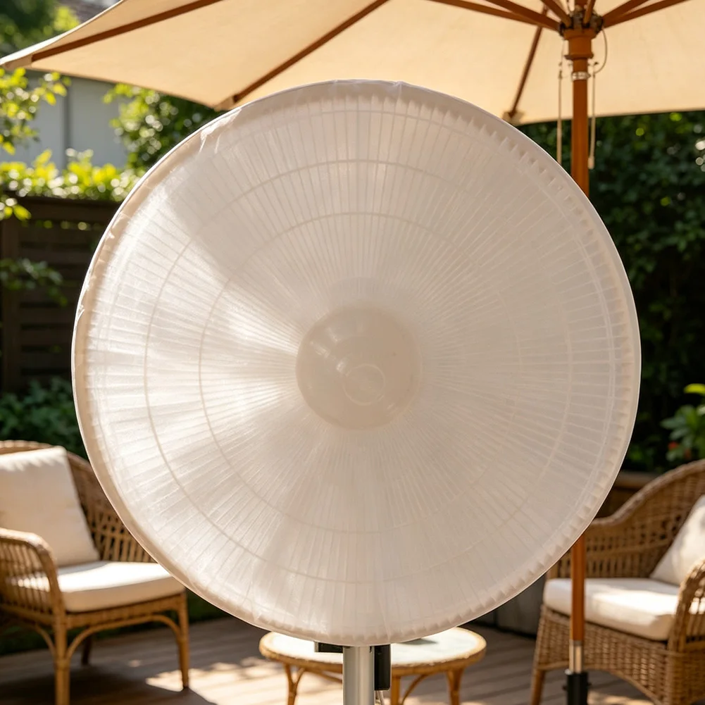 High Elastic 360 Full Wrap Dustproof Fan Cover For Round Electric Fans Heaters Storage Protection Gray Black S M L Sizes