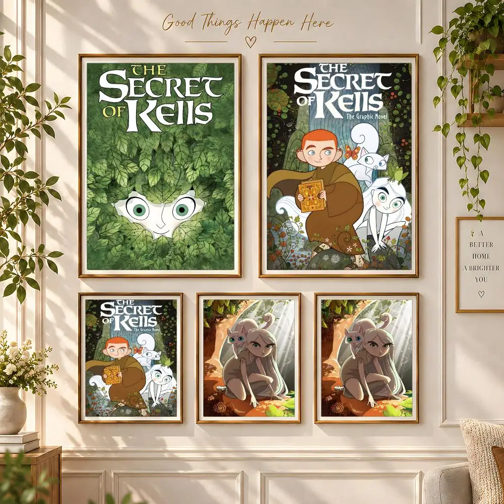 Animated Film Art Fantasy The Secret of Kells Poster Decorative Mural Wall Art Print Unframed Housewarming & Home Decor Gift