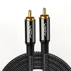 Subwoofer Cables Digital Coaxial Audio Cable HiFi 5.1 SPDIF RCA Male To Male Stereo Audio Cord for Home Theater HD TV Amp