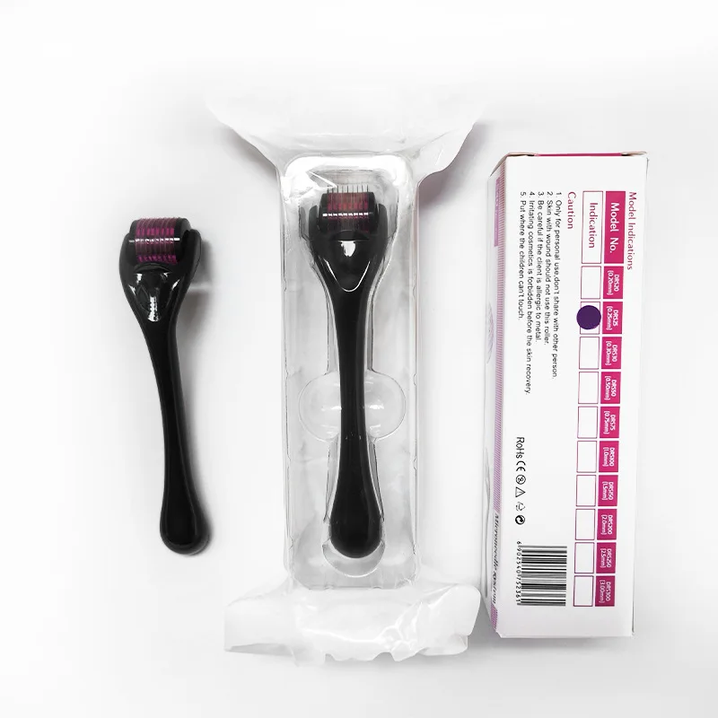 Derma Roller 540 Pins Medical Grade Skin Care Microneedling Face Roller Dermaroller for Skin Rejuvenation and Hair Growth Unisex