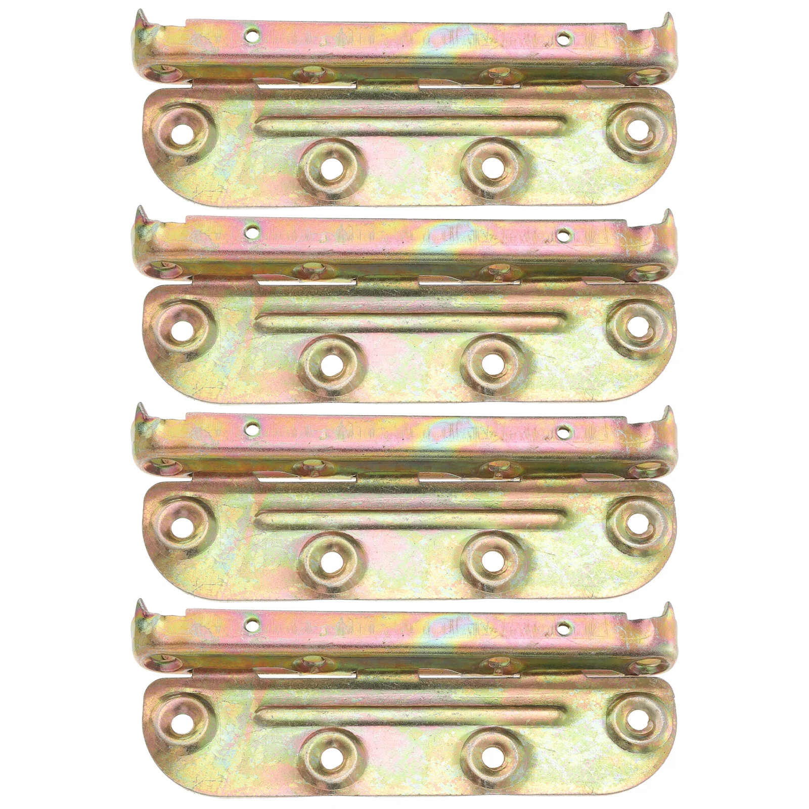 

4 Sets Bed Frames Rail Bracket Headboard Hooks Colorful Hardwares Brackets for Metal