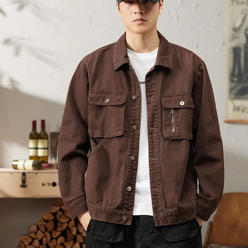 

Spring Men Oversized Vintage Denim Jackets 145kg